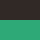 Jet Black & Green